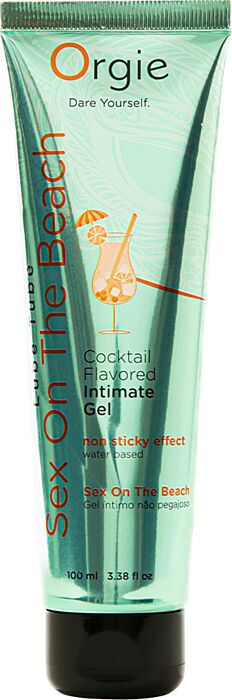 Orgie Lube Tube Cocktail Sex on the Beach 100ml glijmiddel Orgie Lube Tube Cocktail Sex on the Beach 100ml glijmiddel
