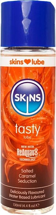 SKINS Tasty glijmiddel gezouten karamel 130 ml SKINS Tasty glijmiddel gezouten karamel 130 ml