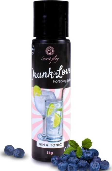 Glijmiddel Secretplay Drunk in Love 60 ml met Gin Tonic-smaak Glijmiddel Secretplay Drunk in Love 60 ml met Gin Tonic-smaak