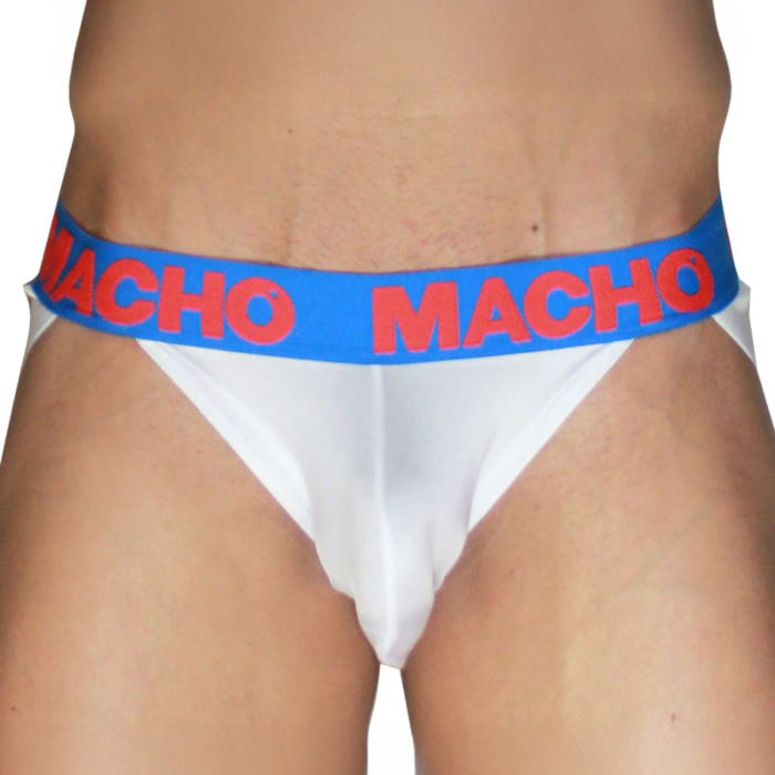 MACHO - MX29AZ WHITE JOCK + DARK BLUE M MACHO - MX29AZ WHITE JOCK + DARK BLUE M