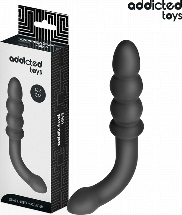 Masajeador Anal Doble Addicted Toys 16,5 cm Silicona