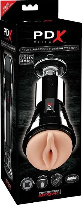 PDX ELITE masturbator met airbag-compressie