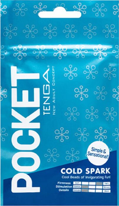 Tenga Pocket Cold Spark masturbator met koel effect