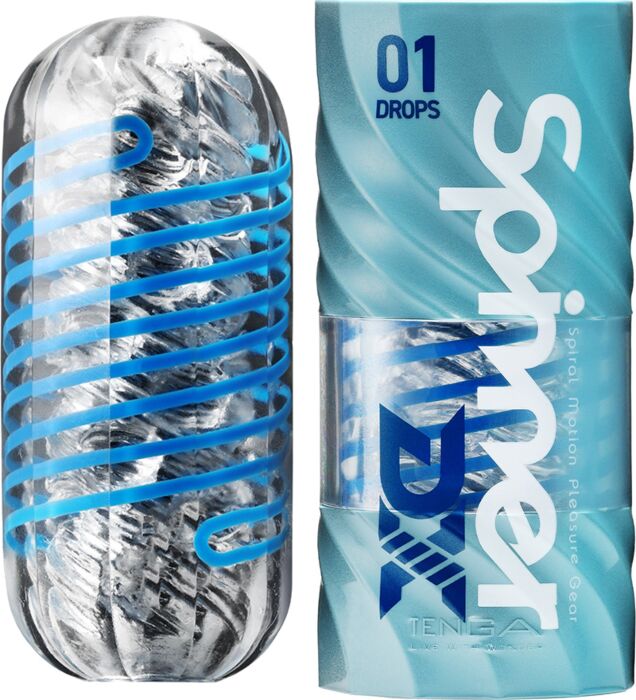 Tenga Spinner DX 01 Drops masturbator met draaitekstuur Tenga Spinner DX 01 Drops masturbator met draaitekstuur