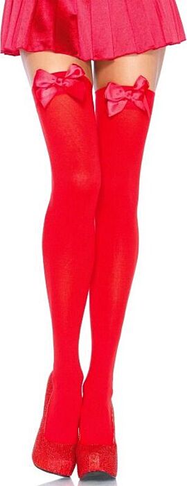 Overknee kousen Leg Avenue met decoratieve strik Overknee kousen Leg Avenue met decoratieve strik