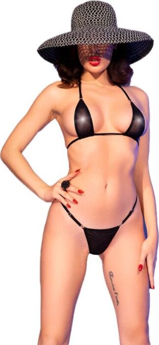 Micro Bikini Chilirose CR 4840 Elegancia Negra Micro Bikini Chilirose CR 4840 Elegancia Negra