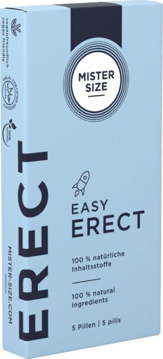 MISTER SIZE Easy Erect Capsules voor verhoogde uithoudingsvermogen MISTER SIZE Easy Erect Capsules voor verhoogde uithoudingsvermogen