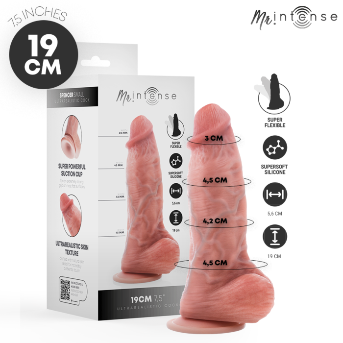 Realistisch Dildo MR. INTENSE Spencer - 19 cm