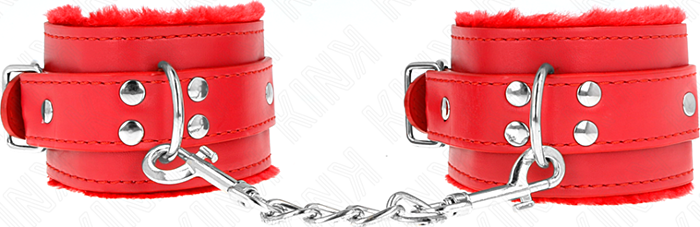 Muñequera KINK Roja Ajustable para BDSM