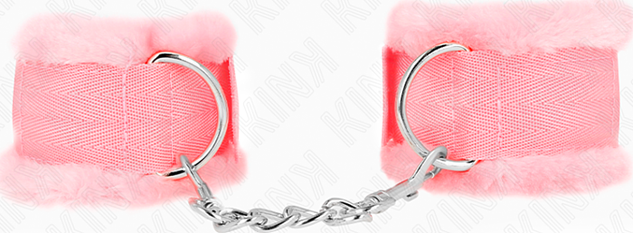 Muñequera KINK Rosa Ajustable para BDSM