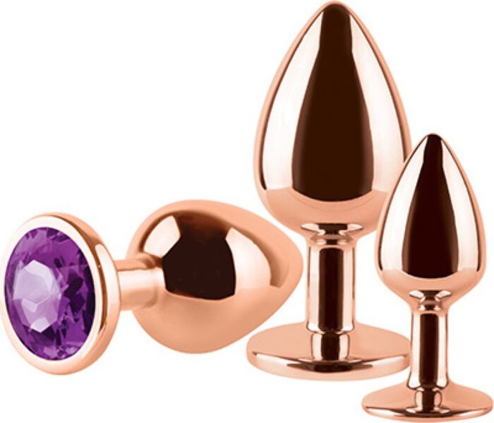 S Pleasures Metal NOAH anaaltplug set — 3 maten S Pleasures Metal NOAH anaaltplug set — 3 maten