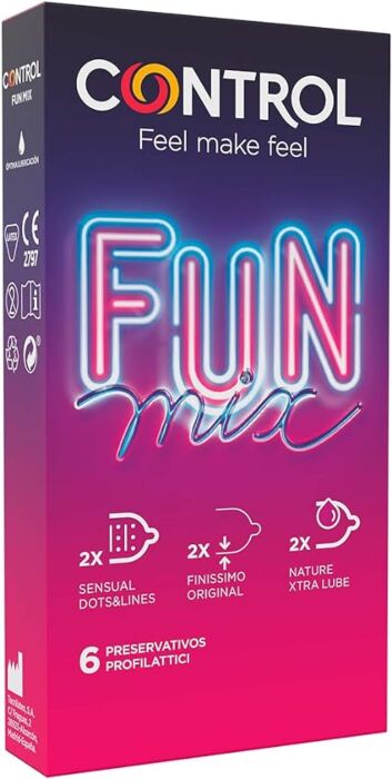 CONTROL Feel Fun Mix condoompakket – 6 stuks CONTROL Feel Fun Mix condoompakket – 6 stuks