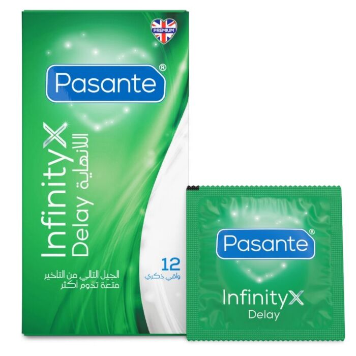 PASANTE - DELAY INFINITY CONDOMS 12 UNITS PASANTE - DELAY INFINITY CONDOMS 12 UNITS
