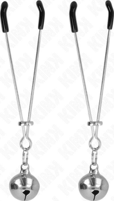 Pinzas para Pezones KINK Cascabel Plateado 7cm