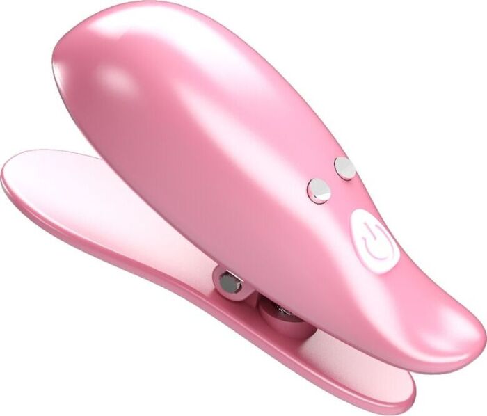 Pinzas Vibratorias Pretty Love Leaf Rosa - Estimulación Única Pinzas Vibratorias Pretty Love Leaf Rosa - Estimulación Única