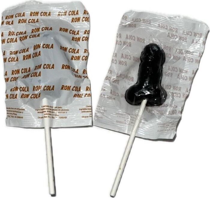Piruleta Pene Diablo Goloso Ron Cola 10% Alcohol