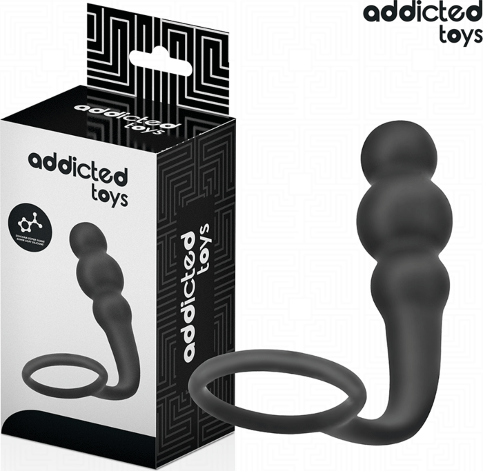 Plug Anal Addicted Toys Modelo 1 con Anillo