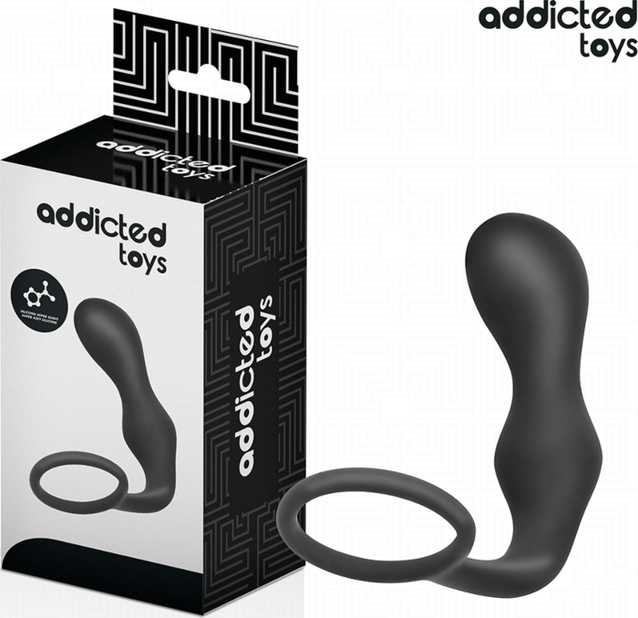 Plug Anal Addicted Toys Modelo 3 Con Anillo