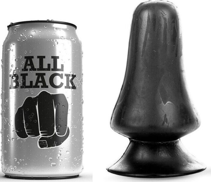 Anal Plug ALL BLACK 12 CM - Compact en verrassend Anal Plug ALL BLACK 12 CM - Compact en verrassend