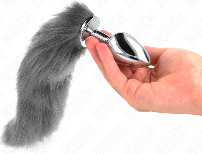 Plug Anal KINK L con Cola Sintética - Fantasía y Placer Plug Anal KINK L con Cola Sintética - Fantasía y Placer