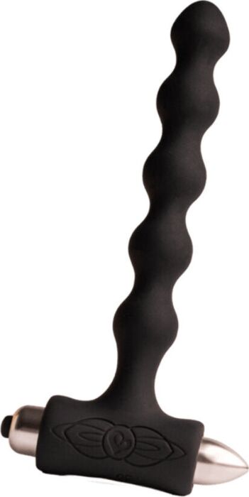 Anale plug ROCKS-OFF Pearls met vibratie