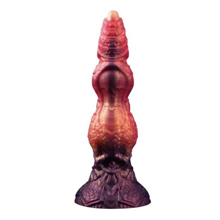 POWER MONSTERS - SAVAGE BEASTLORD TRICOLOR FANTASY SILICONE DILDO 24 CM Ø 5 CM