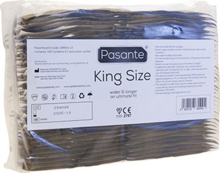 Pasante King Size condoom — extra ruime 60 mm