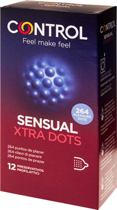 Condooms CONTROL XTRA DOTS 264 stippen 12-pack