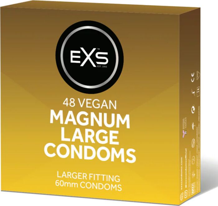 Condoom Exs Magnum 48s - extra breed en lang
