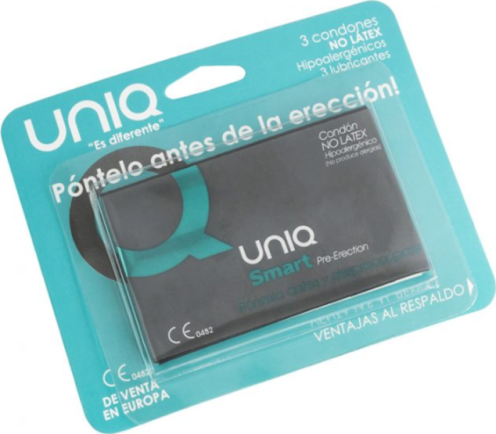UNIQ SMART Voor-erectie preservatief zonder latex