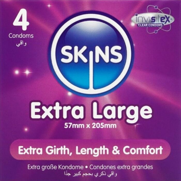 Preservativos Skins XL Premium - Ajuste Perfecto
