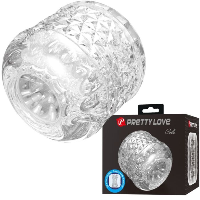 Masturbator Pretty Love Cole met dubbelsysteem Masturbator Pretty Love Cole met dubbelsysteem