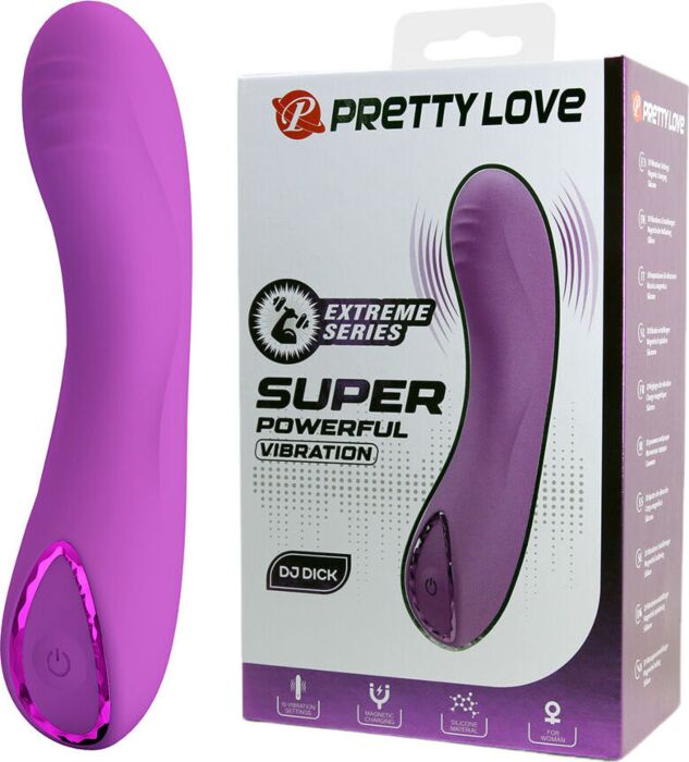 Vibrator Pretty Love DJ Dick met G-punt stimulatie Vibrator Pretty Love DJ Dick met G-punt stimulatie