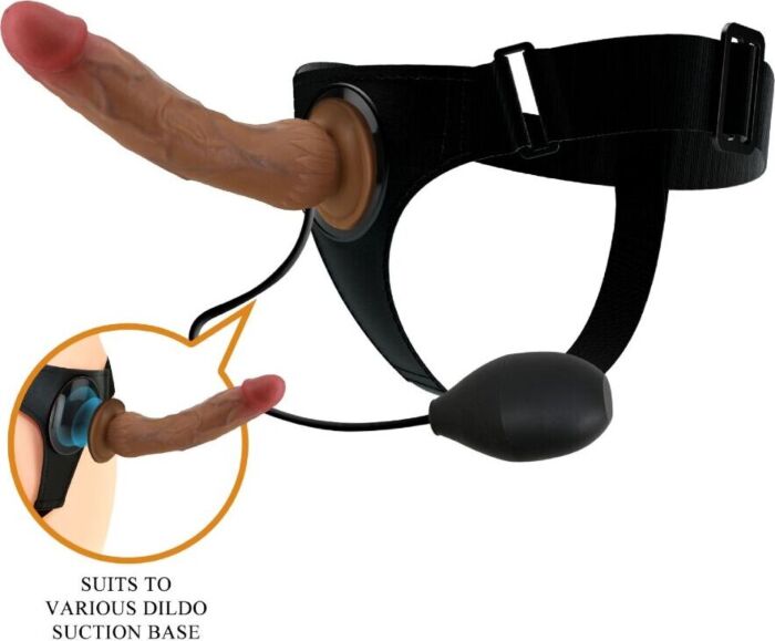 Dildo Pretty Love Kyton met harnas en krachtige stimulatie Dildo Pretty Love Kyton met harnas en krachtige stimulatie