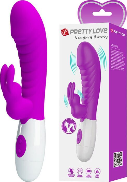 Vibrator Pretty Love Naughty Bunny met dubbele stimulatie Vibrator Pretty Love Naughty Bunny met dubbele stimulatie