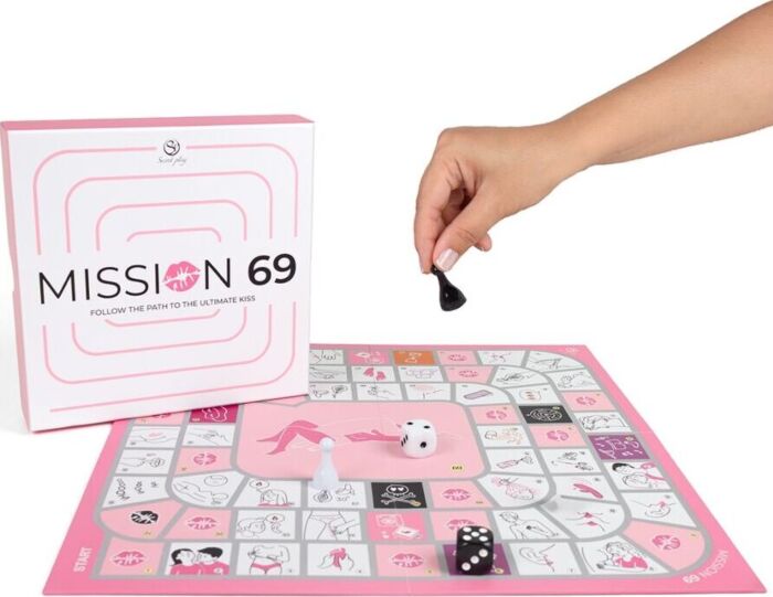 SECRET PLAY - BOARD GAME FOR COUPLES "MISSION 69" SECRET PLAY - BOARD GAME FOR COUPLES "MISSION 69"