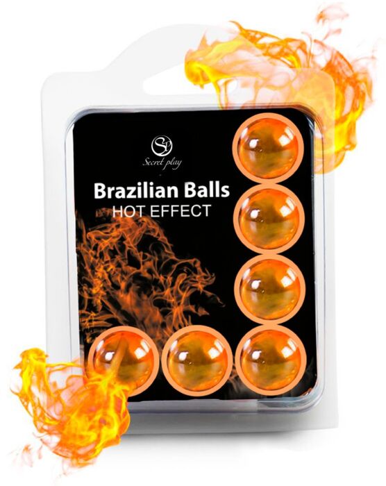 SET 6 BRAZILIAANSE BALLEN SECRETPLAY met Warmte-effect