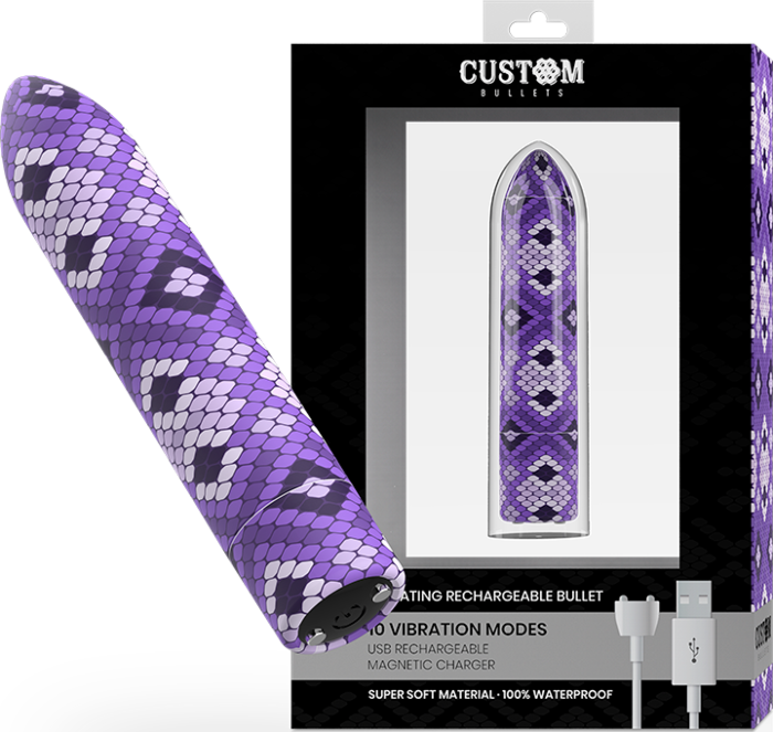 Snake Bullet Lila - Intensidades Recargables