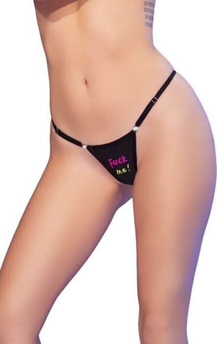 Tanga Chilirose CR 4835 Negro L/XL Elegante Tanga Chilirose CR 4835 Negro L/XL Elegante