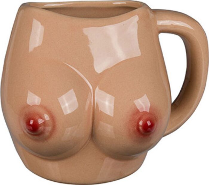 Mok Out Of The Blue Taza Pechos met uitstekende borsten