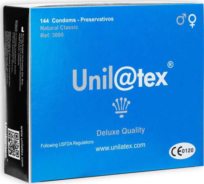 Unilatex preservativos  naturales 144 uds