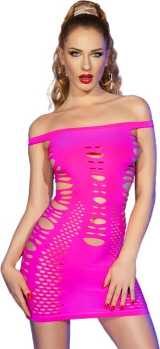 Vestido Fucsia Chilirose CR 4711 Sin Costuras Vestido Fucsia Chilirose CR 4711 Sin Costuras