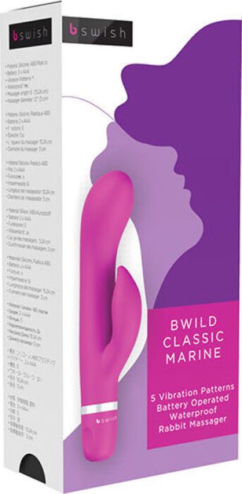 Vibrador B SWISH BWILD CLASSIC Marine met G-spot functie