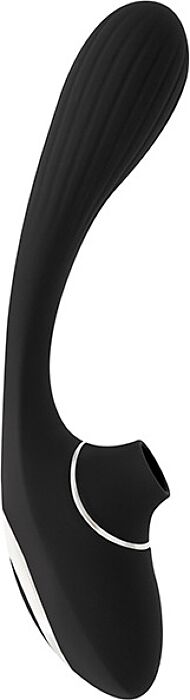 Vibrator S Pleasures Dual Suction met zuigfunctie Vibrator S Pleasures Dual Suction met zuigfunctie