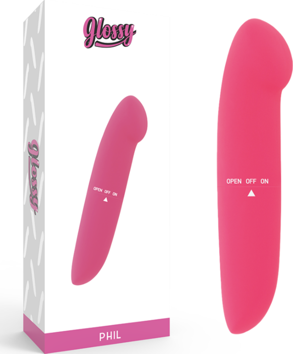 Vibrador GLOSSY PHIL - Stimulatie van het Punt G Vibrador GLOSSY PHIL - Stimulatie van het Punt G