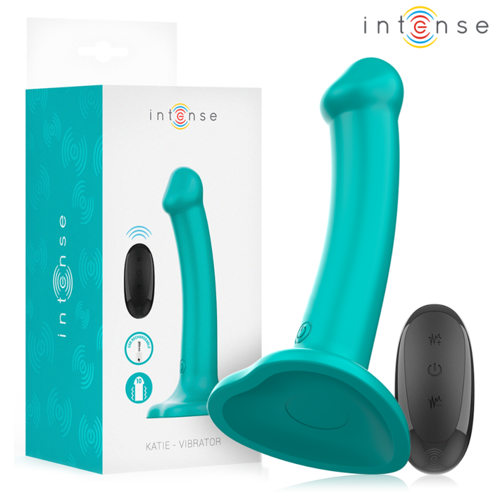 Vibrador Intense Katie Ventosa Azul Control Remoto