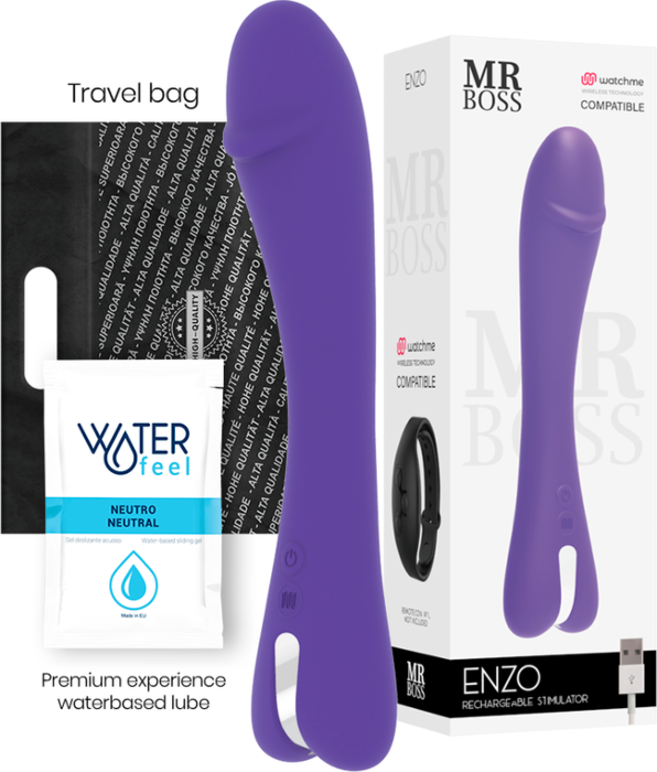 Vibrador MR. BOSS ENZO - Krachtige vibraties met Watchme technologie