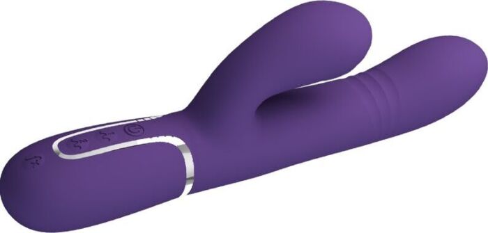 Vibrador Pretty Love Multifunción Conejito Morado Vibrador Pretty Love Multifunción Conejito Morado