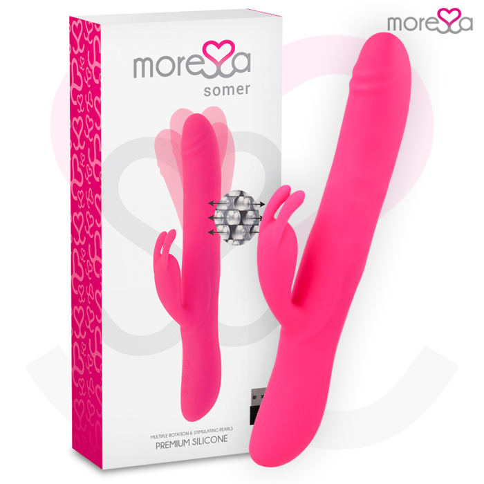 Vibrador Rabbit MORESSA Somer met Rotatie en Trilling Vibrador Rabbit MORESSA Somer met Rotatie en Trilling
