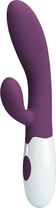 Vibrador Rabbit Pretty Love Alvis Morado Suave